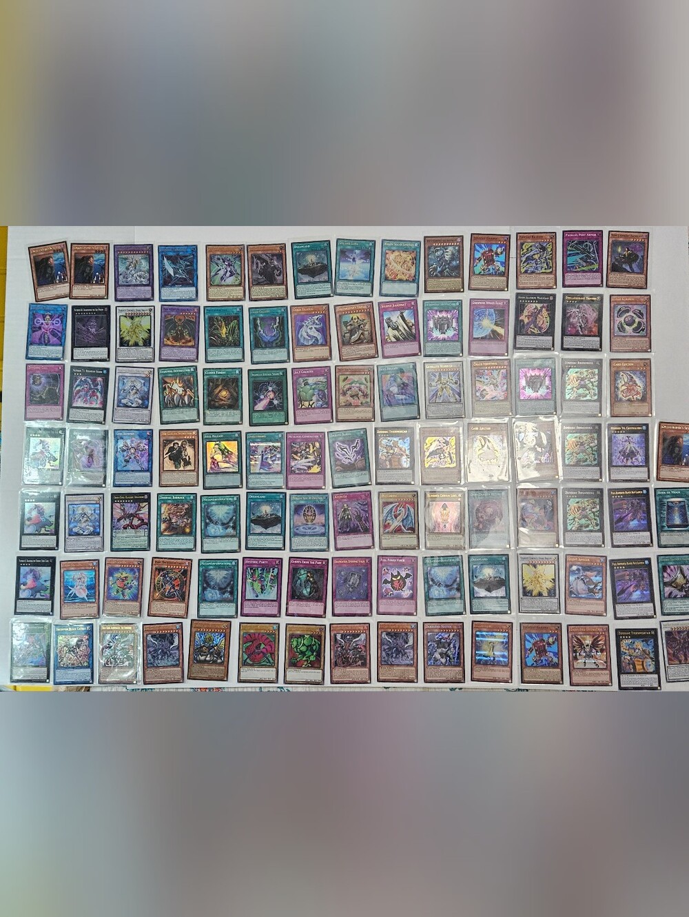 Huge 100 Holographic Yu-Gi-Oh Card Collection